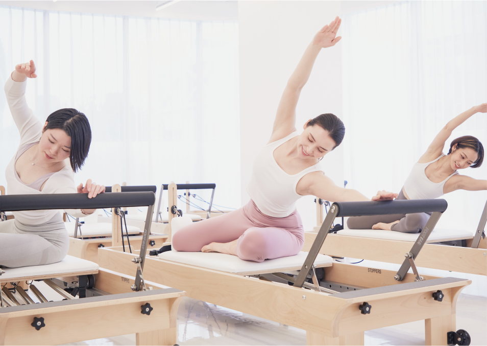 ピラティスのレッスン画像