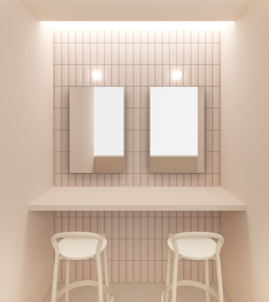 the SILK 柏店パウダールーム画像