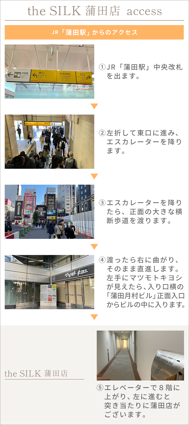 蒲田店アクセス