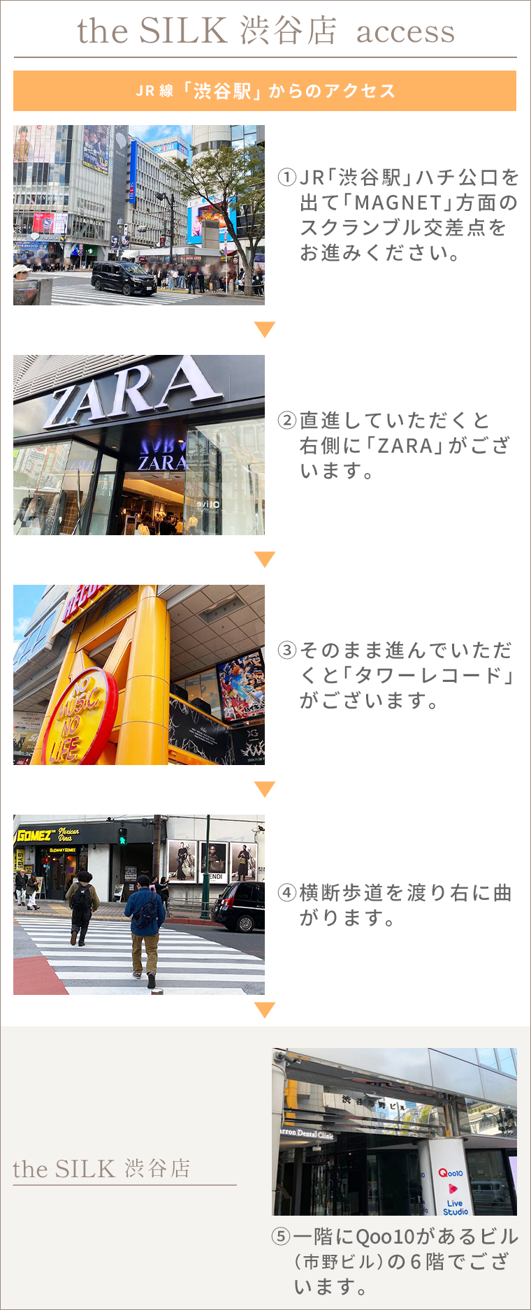 渋谷店アクセス