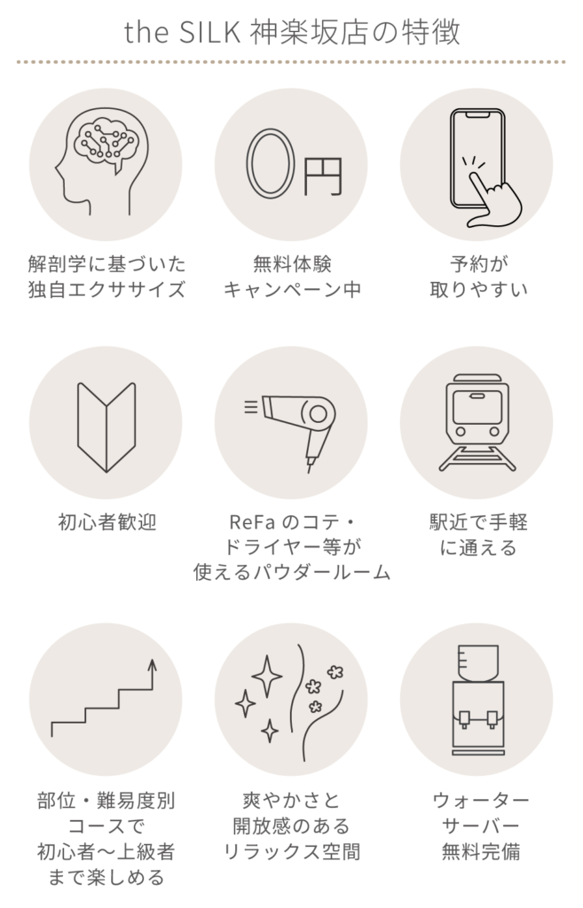 神楽坂店の特徴