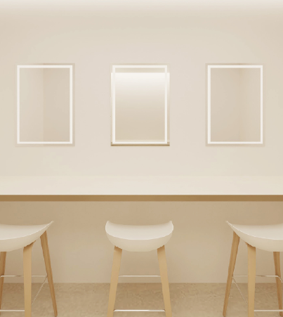 北千住店のパウダールーム