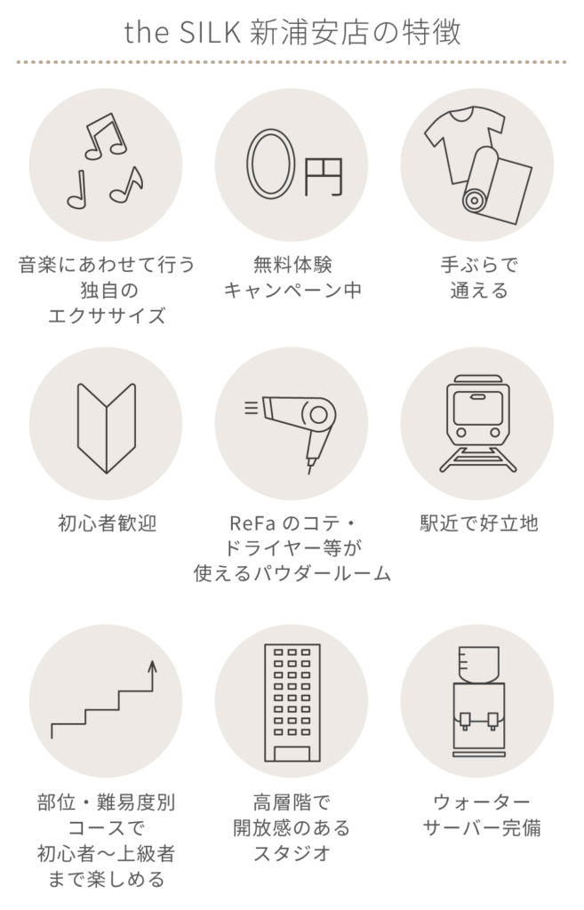 新浦安店の特徴